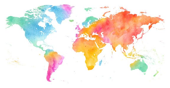 watercolor world image